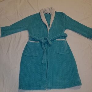 Niore Jasmine Rose Wrap Robe Turquoise